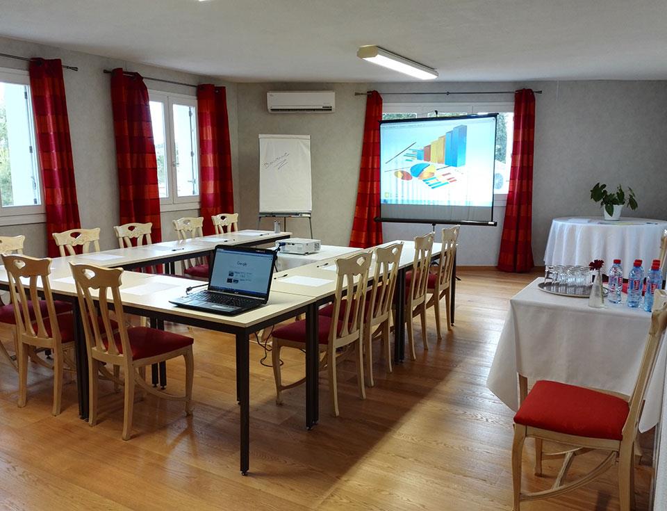 Hotel Saint-Benoit's seminars space, hotel and restaurant Saint-Benoit